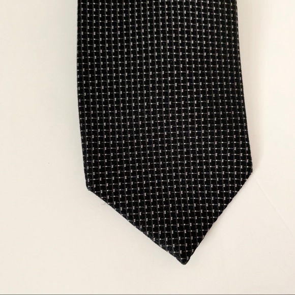 Perry Ellis Skinny Tie Black & White - Picture 1 of 5